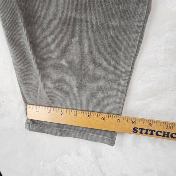 Gloria Vanderbilt Corduroy Jeans Denim 10 Petite 10P Comfort Gray - Picture 5 of 10